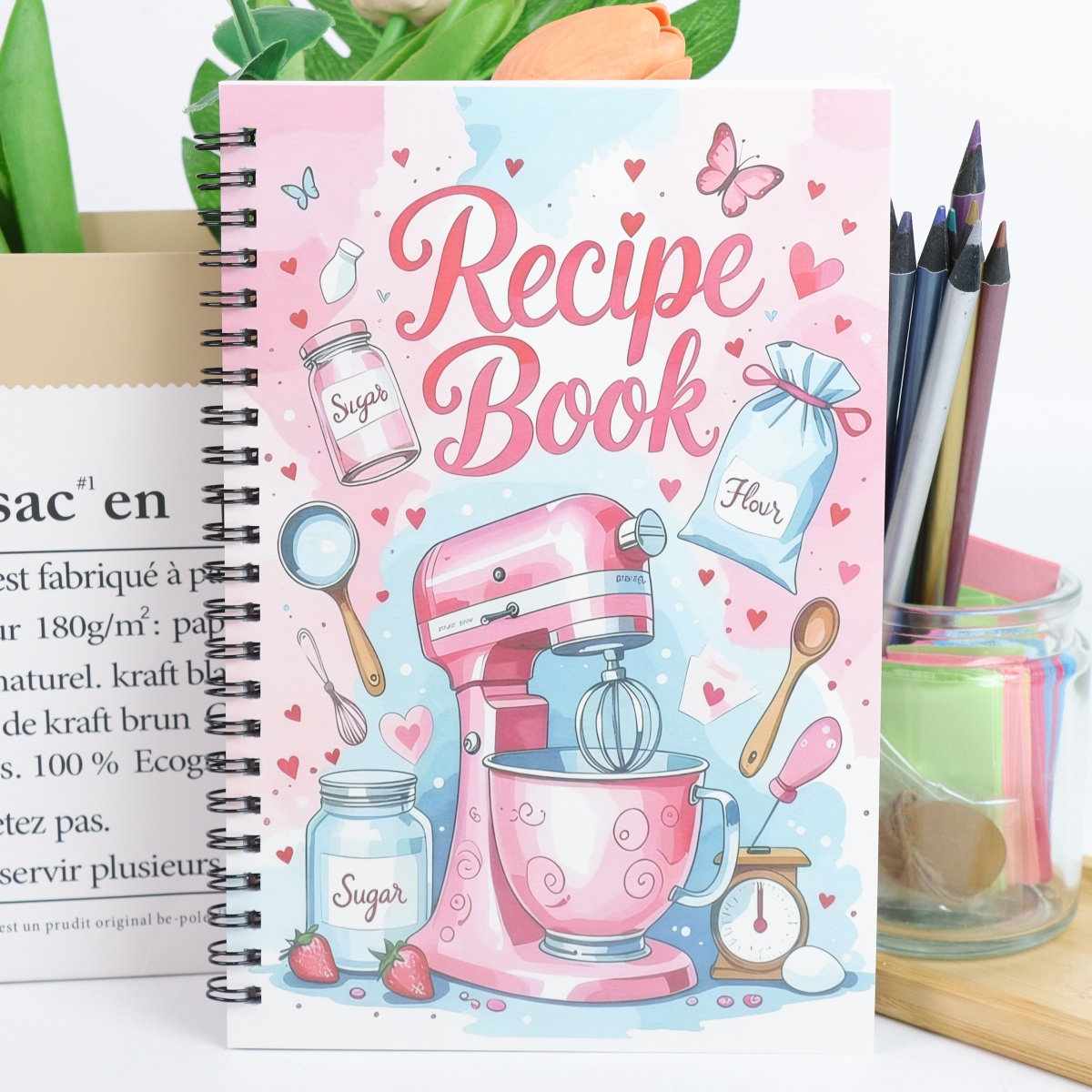 Meal Prep Recipes - Personal Recipe Book -for Handwritten Cooking