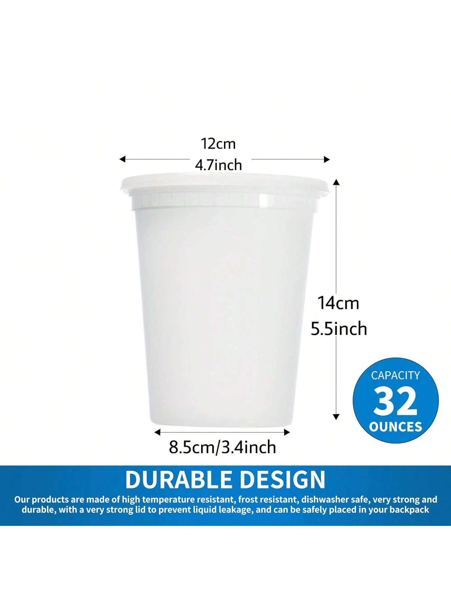 24Pack 32oz Deli Containers wi - огляд і ціна Meal Prep Recipes