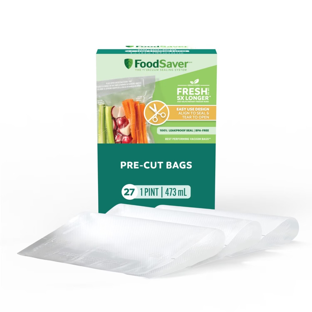 FoodSaver Pint Vacuum Seal Bag - огляд і ціна Meal Prep Cutting