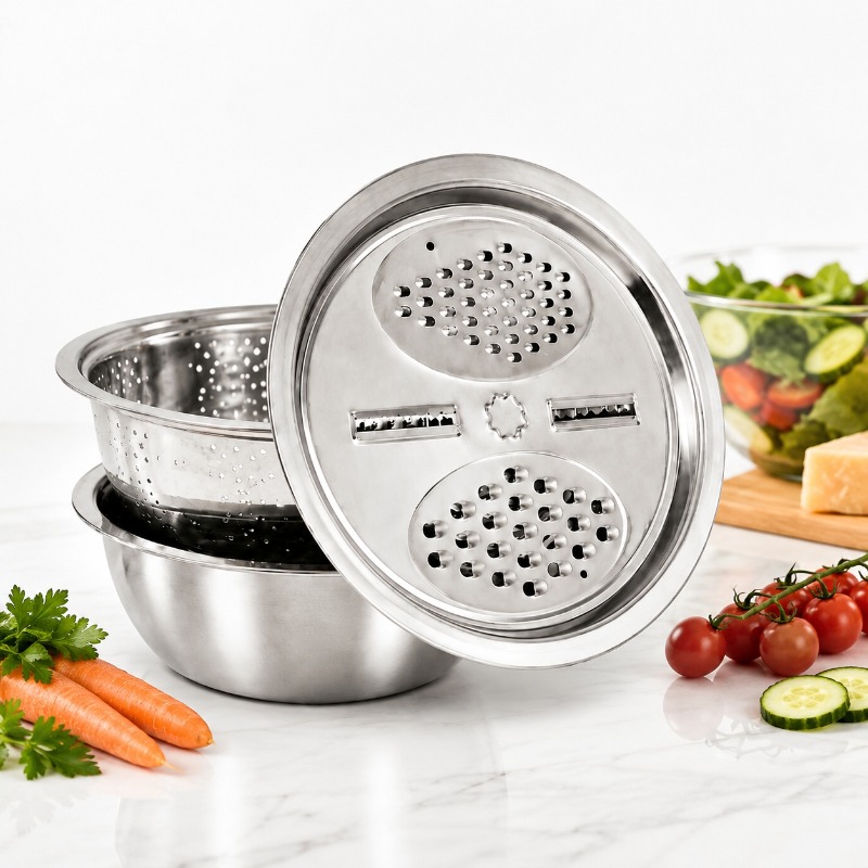 3pcs Stainless Steel Kitchen C - огляд і ціна Meal Prep Chef