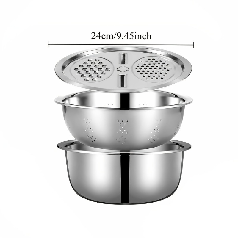 3pcs Stainless Steel Kitchen C - огляд і ціна Meal Prep Chef