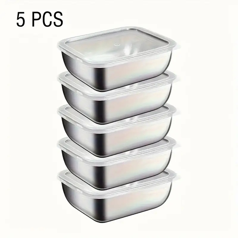 5-Piece Stainless Steel Food S - огляд і ціна Meal Prep Chef