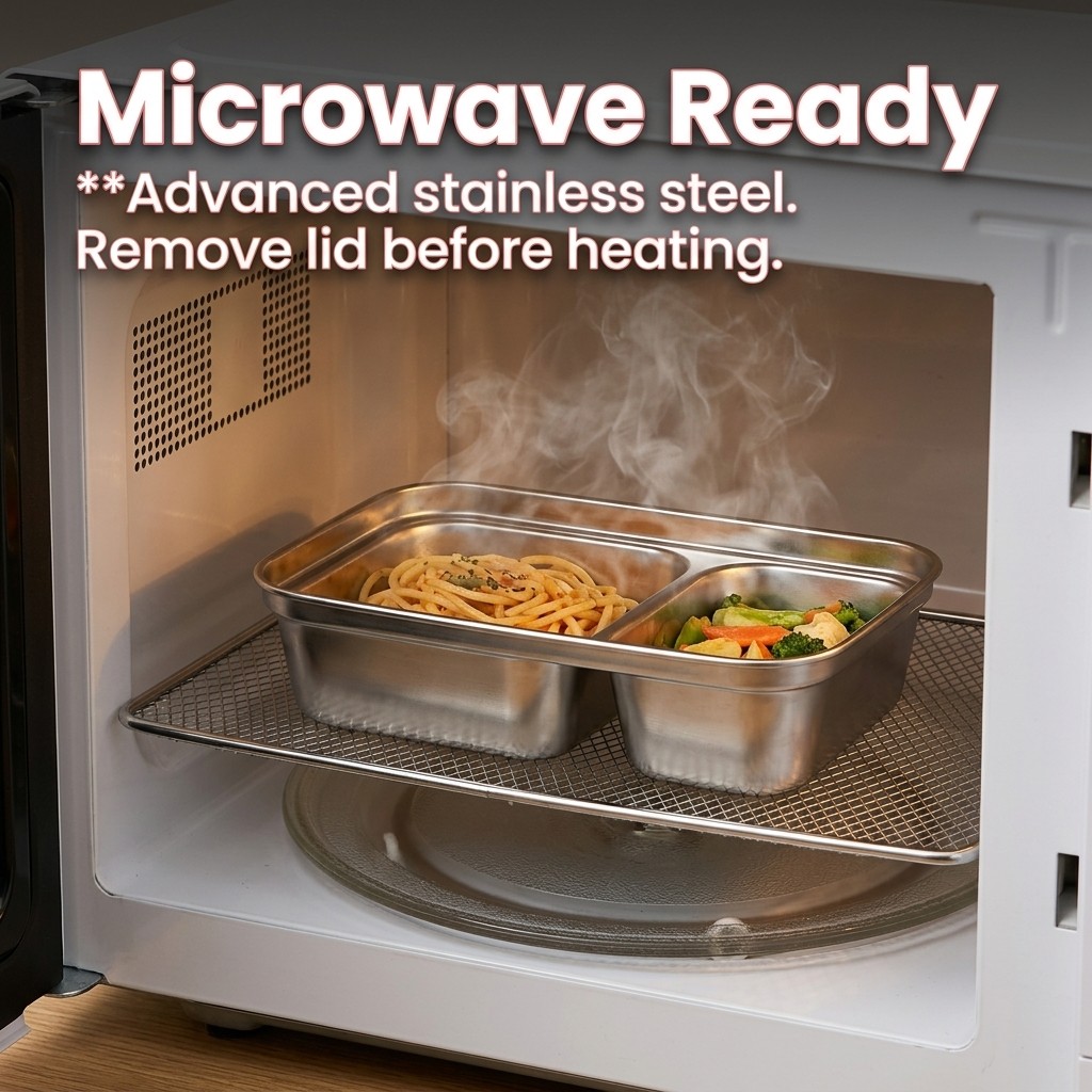 Microwave Safe 304 Stainless S - огляд і ціна Meal Prep Ideas
