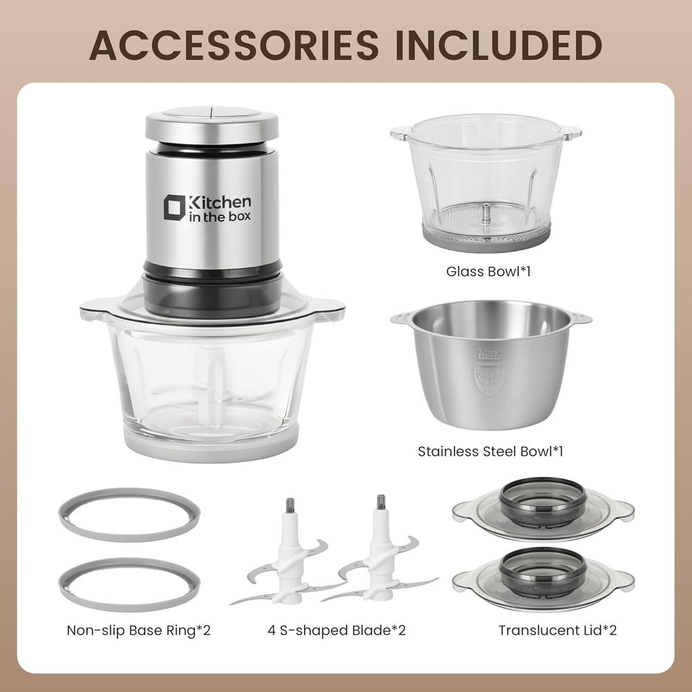 Electric Meat Grinder & Food C - огляд і ціна Veggie Chopper Cup