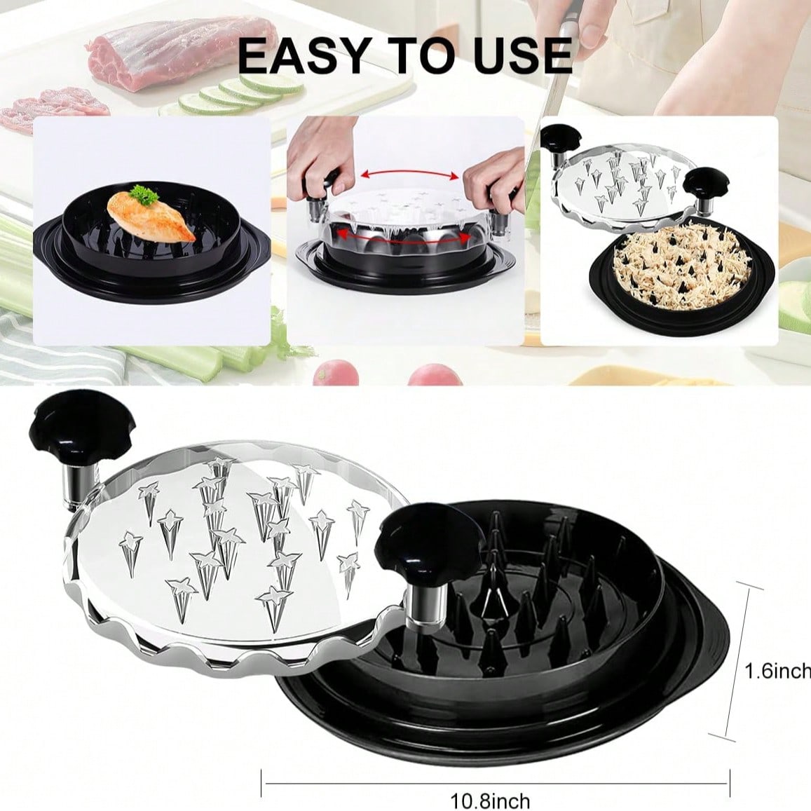 Chefy Ergonomic Manual Chicken - огляд і ціна Meal Prep Chef
