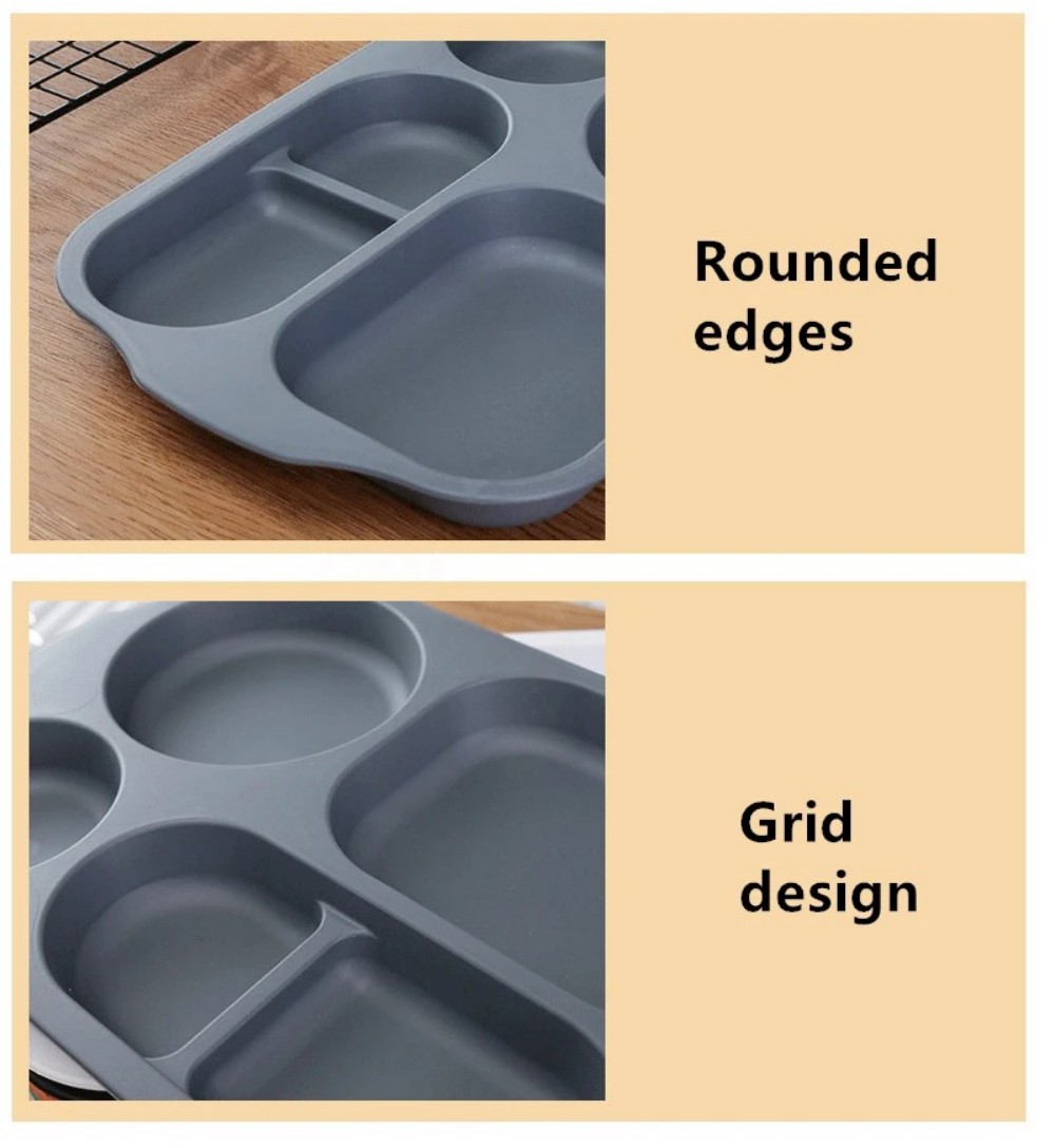 Reusable 5-Compartment Plate,  - огляд і ціна Meal Prep Recipes