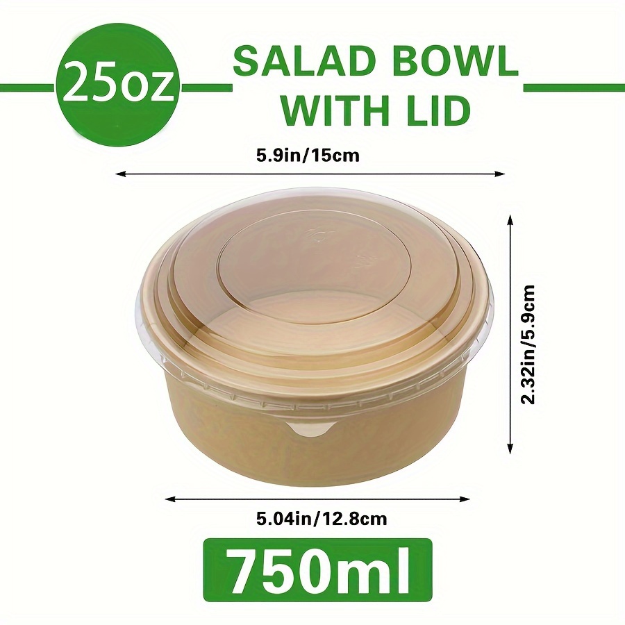 25Oz/750Ml 25/50 Pack Paper Bo - огляд і ціна Meal Prep Recipes