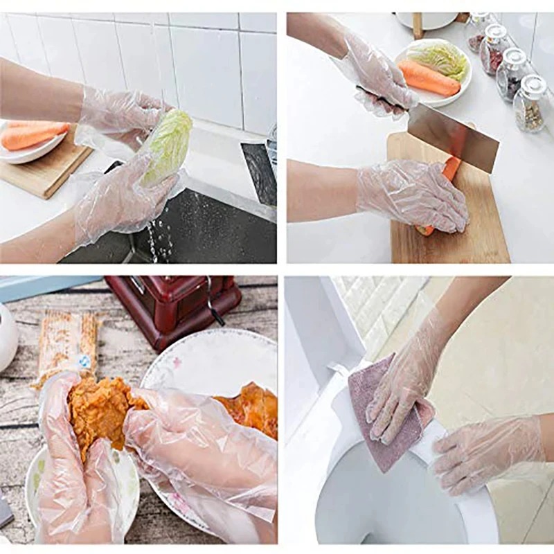 Clear Disposable Gloves Transp - огляд і ціна Meal Prep Chef